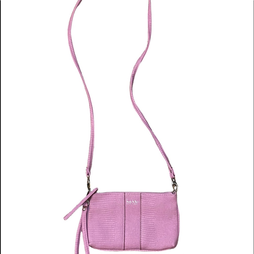 Nicole Miller cross body/ wristlet bag